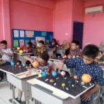 Uprak Membuat Miniatur Tata Surya, Luar Biasa Hasilnya