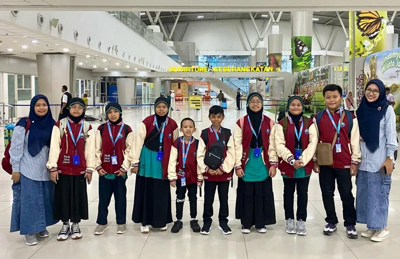 Siswa SD Mumtaz ke Singapura Ikuti Acara Ini