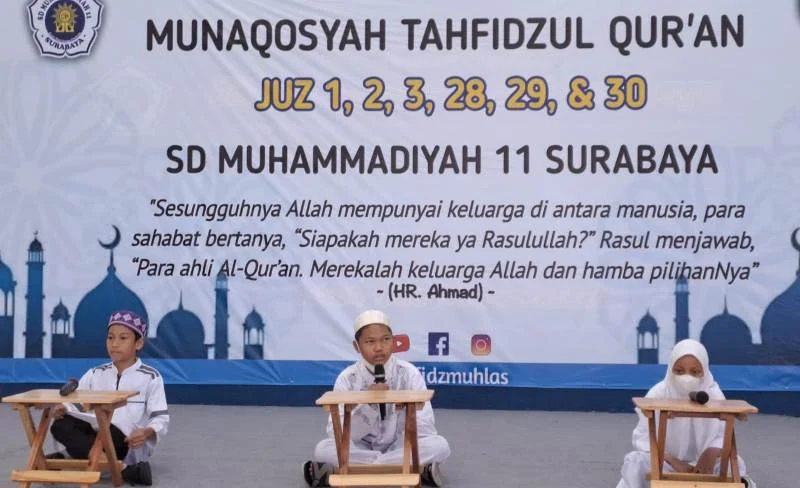 Munaqasah di SD Muhlas Target 6 Juz