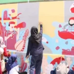 Santri Muallimat Corat-Coret Dinding Sekolah, Ini Pesan yang Disampaikan