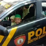 Geruduk Polsek Babat, Anak-Anak TK Langsung Diangkut Mobil Patroli