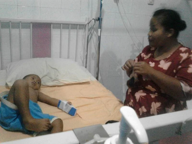 Sejak Bayi Kejang-Kejang, Kini Nizam Masuk RS Butuh Bantuan Biaya