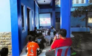 Timnas Kalah, Nobar AMM Kedungadem Tetap Seru
