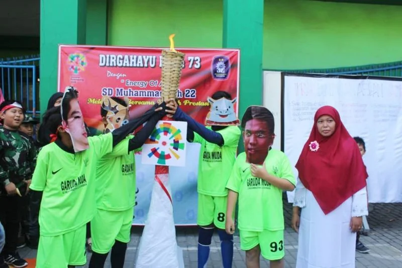 Saat Obor Asian Games dan Atlet Tiba di Sekolah Ini, Beginilah Kehebohan yang Terjadi