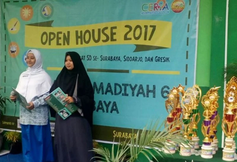 Ini Cara Unik SMPM 6 Surabaya Sambut Peserta Open House dari 3 Daerah