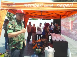 Oskab Ukhuwah Gratis Infaq Seikhlasnya, Kreasi Kokam Galang Dana untuk Lombok