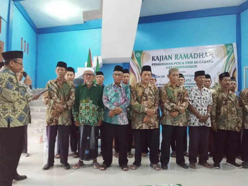 Pengukuhan PCM Karangbinangun Dapat Tiga Pesan