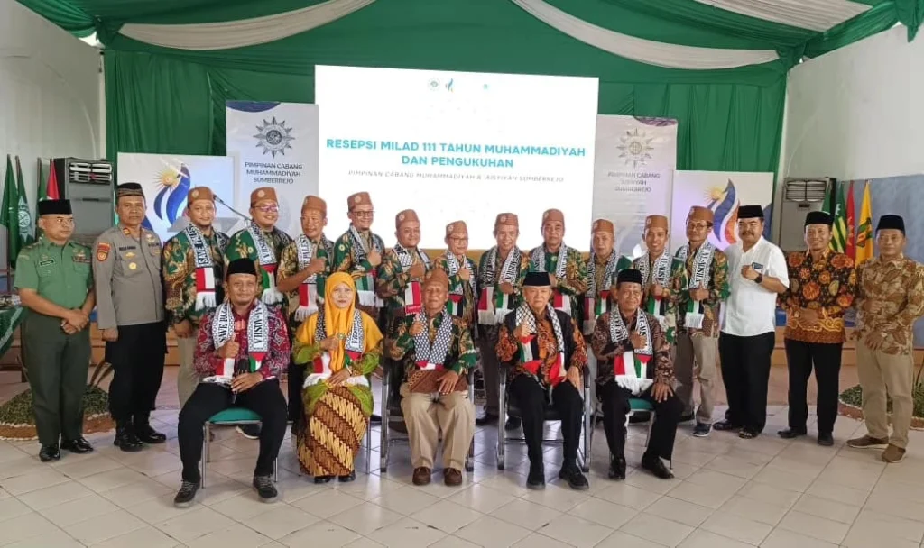 Pengukuhan PCM Sumberrejo Dihadiri Anwar Abbas