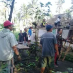 Pemuda Muhammadiyah Bantu Renovasi Rumah Paimin yang Roboh