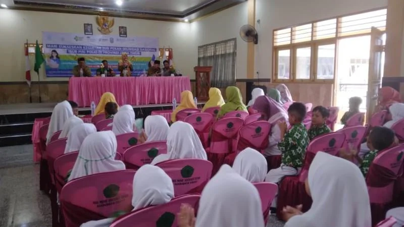 Pekan Imunisasi Nasional Polio di Gresik, Aisyiyah Ikut Partisipasi