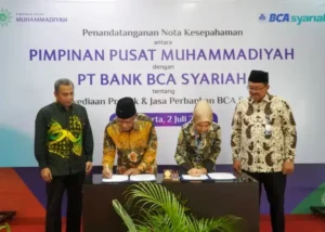 PP Muhammadiyah Teken Kerja Sama dengan BCA Syariah, Ini Isinya