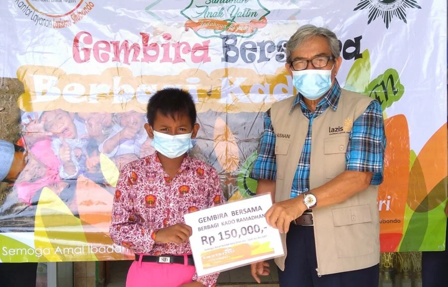 Lazismu Situbondo Berbagi Kebahagiaan dengan 108 Yatim Dhuafa