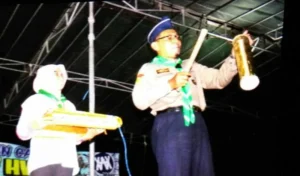 ‘Gubernur’ HW Jatim Buka Art Night Show dalam Hizbul Wathan Camp