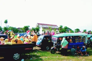 Heboh Pawai Milad Diramaikan 100 Mobil, 100 Bajaj, dan 150 Sepeda Motor