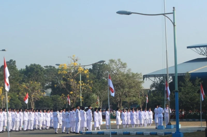 Upacara Detik-Detik Proklamasi, Ada 9 Paskibra Smamita Bergabung di Situ