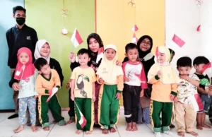 Peringati HUT RI, PAUD Aisyiyah Sidokare Gelar Senam Cuci Tangan