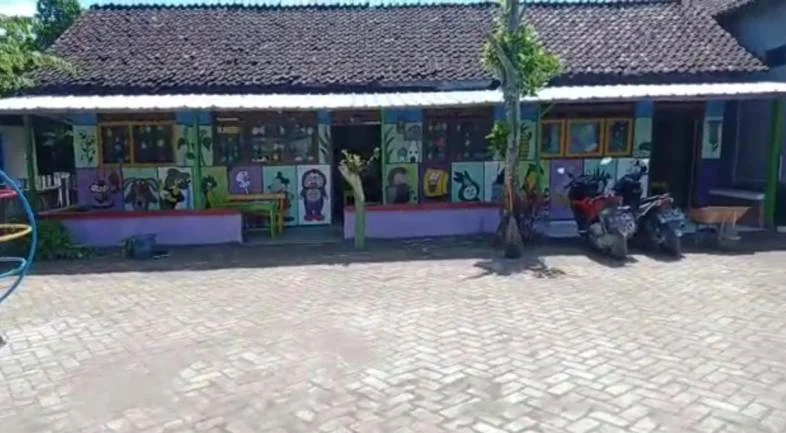 Pavingisasi TK ABA Pajeng Tuntas, Begini Sekarang Penampilannya