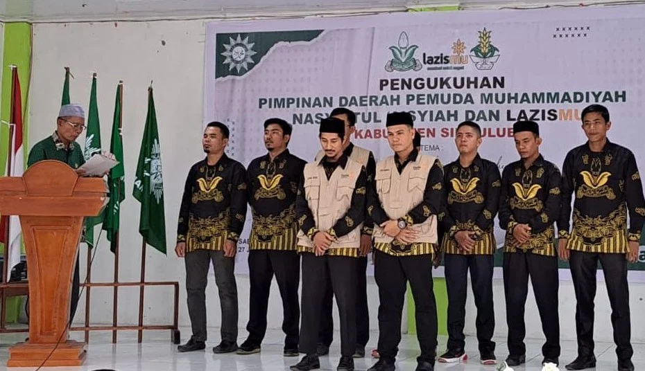 Resmi Dikukuhkan, Inilah Pengurus Lazismu Simeulue Periode 2023-2027