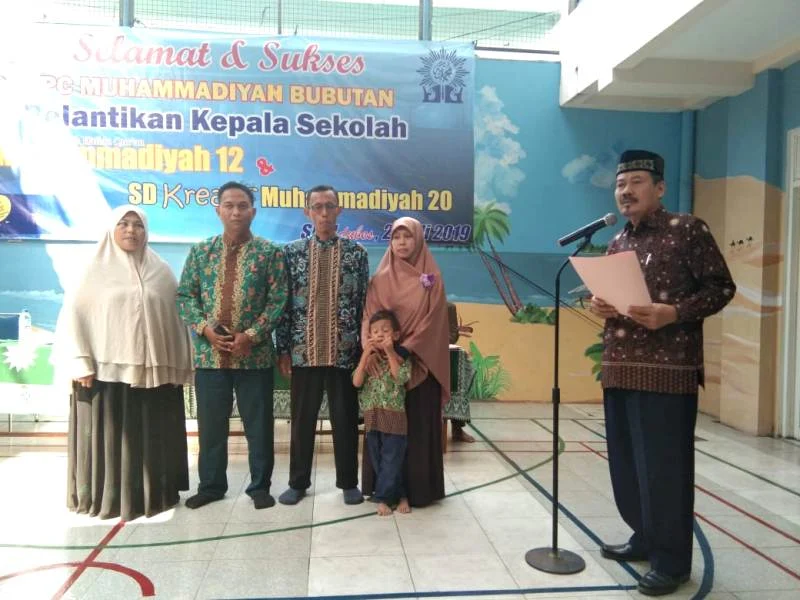 Mahsun Jayadi Melantik Dua Kepala Sekolah di PCM Bubutan