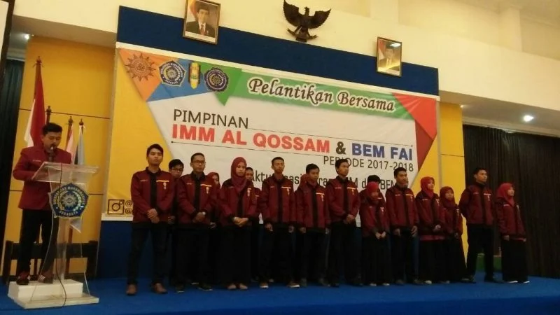 Tak Lazim, Pimpinan Komisariat IMM FAI UMSurabaya Dilantik Bersama Pengurus BEM