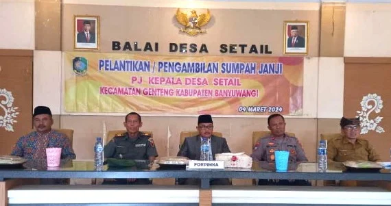 Penjabat Kades Setail Dilantik, Layanan Publik Normal Kembali