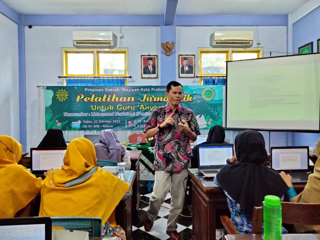 7 Jam Berlatih Jurnalistik, Ini Hasil Praktik Menulis Guru Aisyiyah Probolinggo