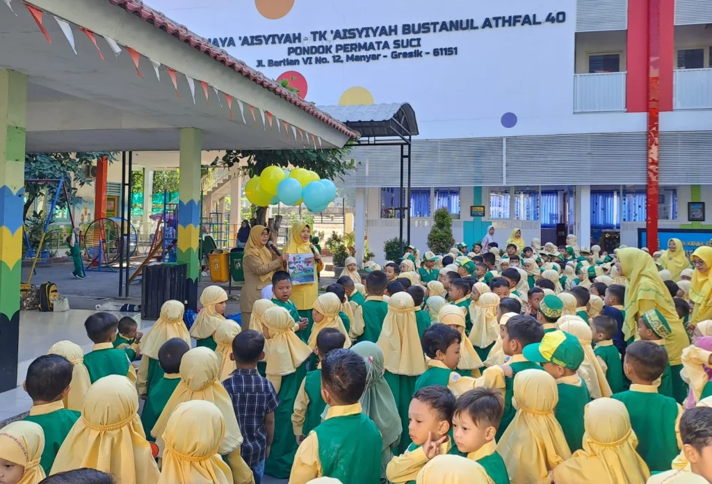 Meriahnya MPLS sekaligus Milad Ke-20 TK Aisyiyah 40 PPS Gresik