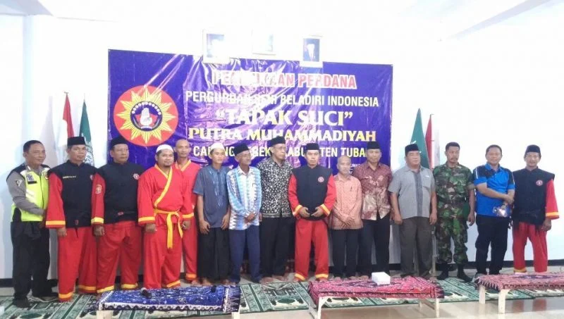 Meski non-Mayoritas, Pendirian Pimcab Tapak Suci Kerek Disambut Meriah Masyarakat