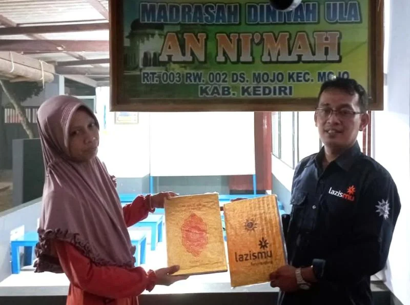 Pembagian Quran Lazismu Tulungagung hingga ke Kediri