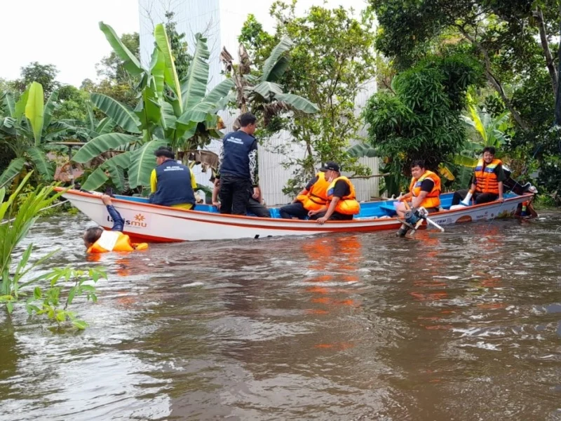 Perahu Lazismu Jatim Langsung Terjun ke Bencana Banjir Kalteng