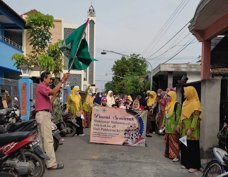 Muhammadiyah Karangrejo Pawai Muktamar Keliling Desa