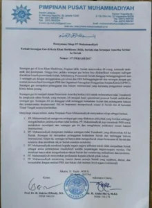 5 Ultimatum PP Muhammadiyah Sikapi Serangan Gas dan Amerika Serikat ke Suriah