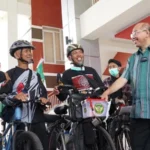 Penggembira dari Kalimantan Hadiri Muktamar Naik Sepeda