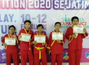 Pesilat Spemdalas Boyong Medali Surabaya Tapak Suci 2020