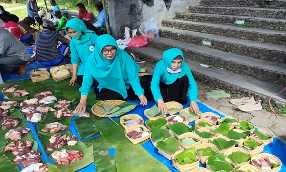 Go Green Iduladha Ala Takmir Ar Rayyan: 8 Hewan Kurban Disembelih dengan Humanis dan Ramah Lingkungan