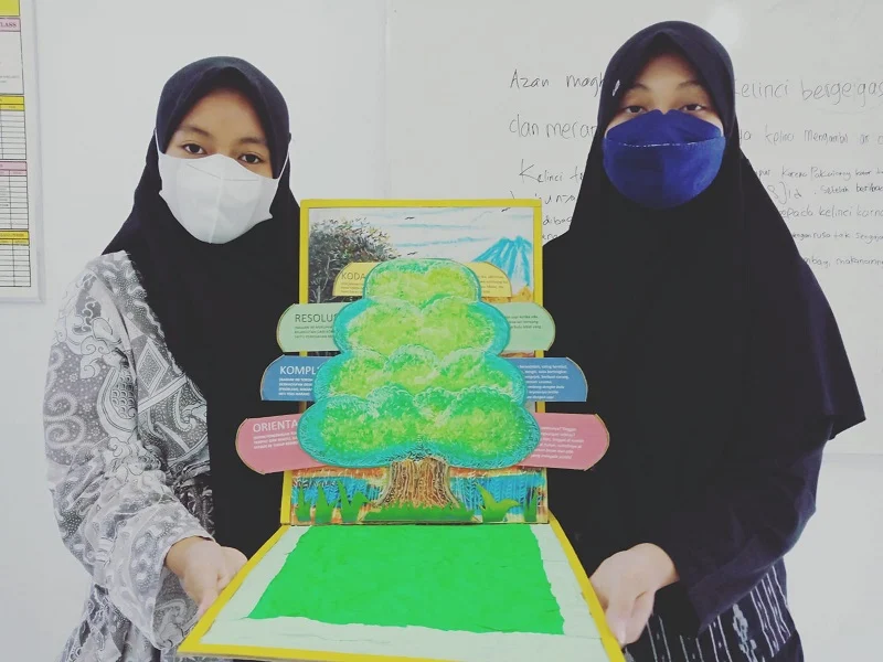 Cara Asyik Siswa Spemdalas Belajar dengan Pohon Fabel