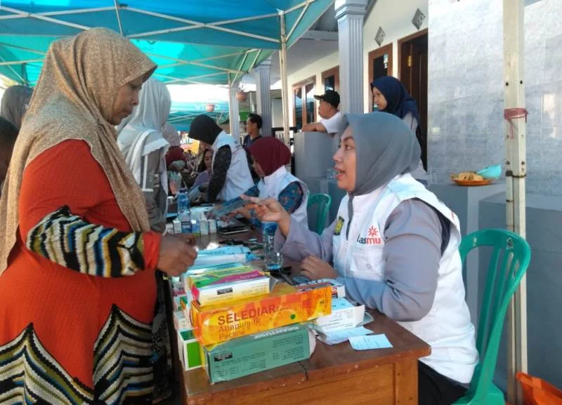 Buka Posko Kesehatan di Acara Jalan Sehat, Warga Salut kepada Lazismu