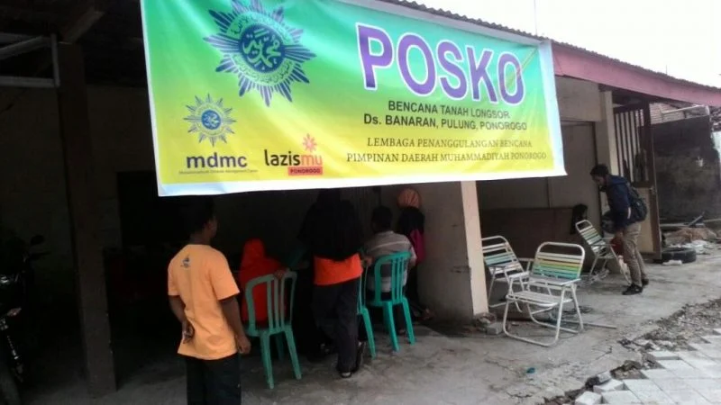 Muhammadiyah Dirikan Posko untuk Korban Tanah Longsor Ponorogo