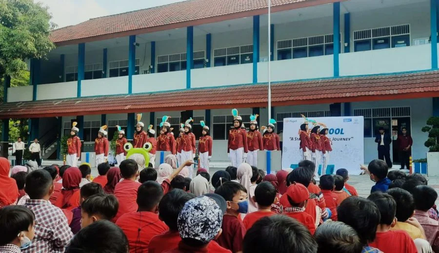 Mengenal Lingkungan Sekolah, Calon Siswa SD Mugeb Terpikat Polisi Cilik