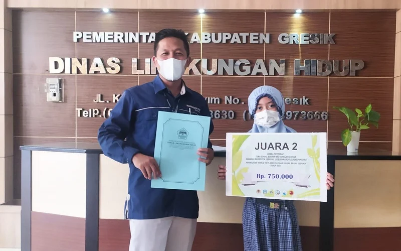 Siswi SD Mugeb Raih Juara World Wetlands Day 2021
