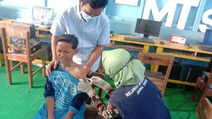 RSM Kalikapas Gandeng MCCC Lamongan Gerilya Vaksin