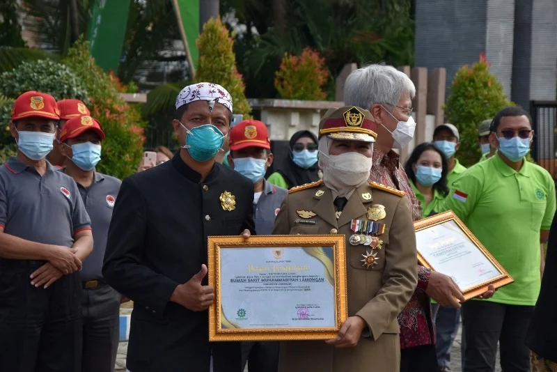 RSM Lamongan Dapat Penghargaan Pencegahan Covid dan HIV