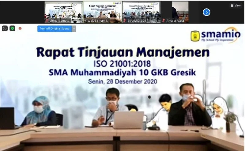 Tinjau Implementasi ISO 21001:2018, Smamio Adakan RTM