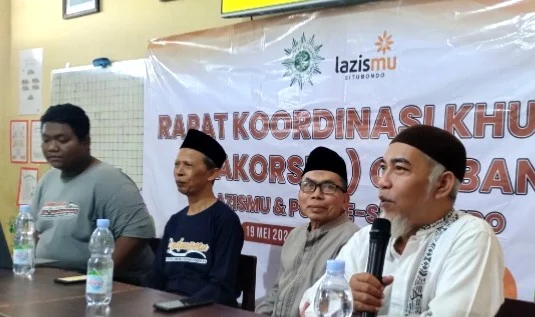 Rakorsus Kurban Lazismu Situbondo Libatkan PCM, Ketua PDM Ikut Rendangmu Dua Paket