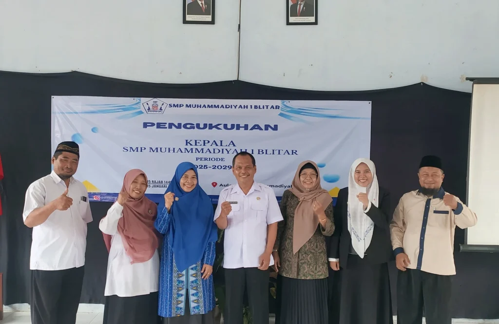 Kepala SD Muhammadiyah Kota Blitar Hadiri Pengukuhan Kepala SMP Muhammadiyah 1 Kota Blitar