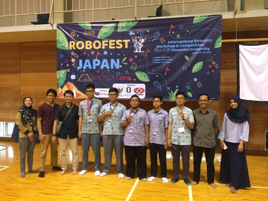 Tim Robotika Smamda Rebut 6 Penghargaan di Robofest Japan