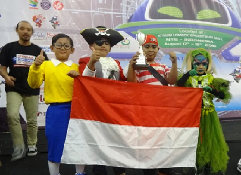 SD Plus Muhammadiyah Brawijaya Ini Tiga Kali Juarai Robot Teater Tingkat Internasional
