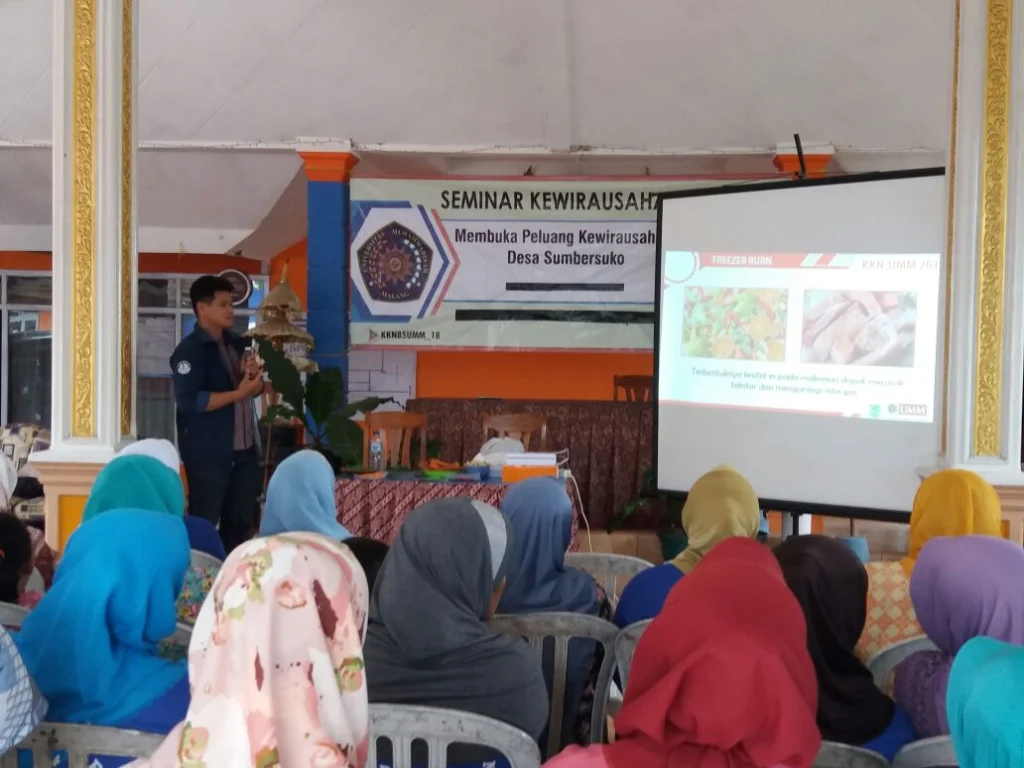 Ketika KKN Mahasiswa UMM Menumbuhkan Kewirausahaan Kelompok Wanita Tani