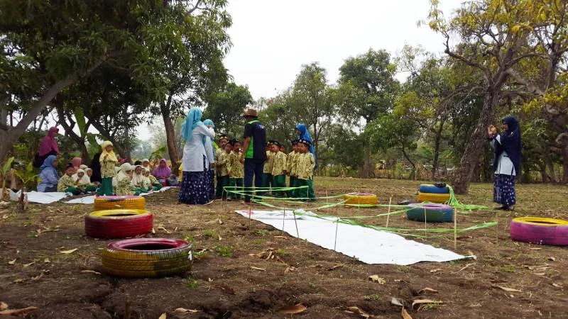 Sambut Safari Murid TK dengan Permainan Seru di Lapangan