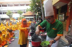 Ini Kiat Unik Ajak Siswa Gemari Sayur
